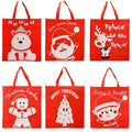 Christmas Shopper Bag Non-Woven Character Print Assorted