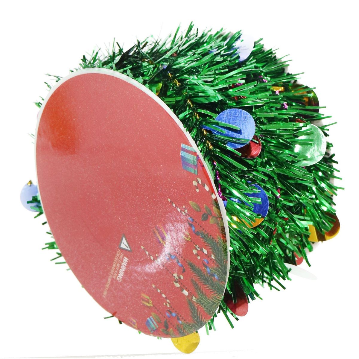 Christmas Tinsel Ribbon Rainbow Dots 7.6m