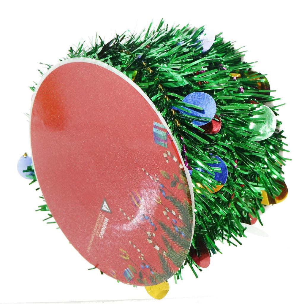 Christmas Tinsel Ribbon Rainbow Dots 7.6m