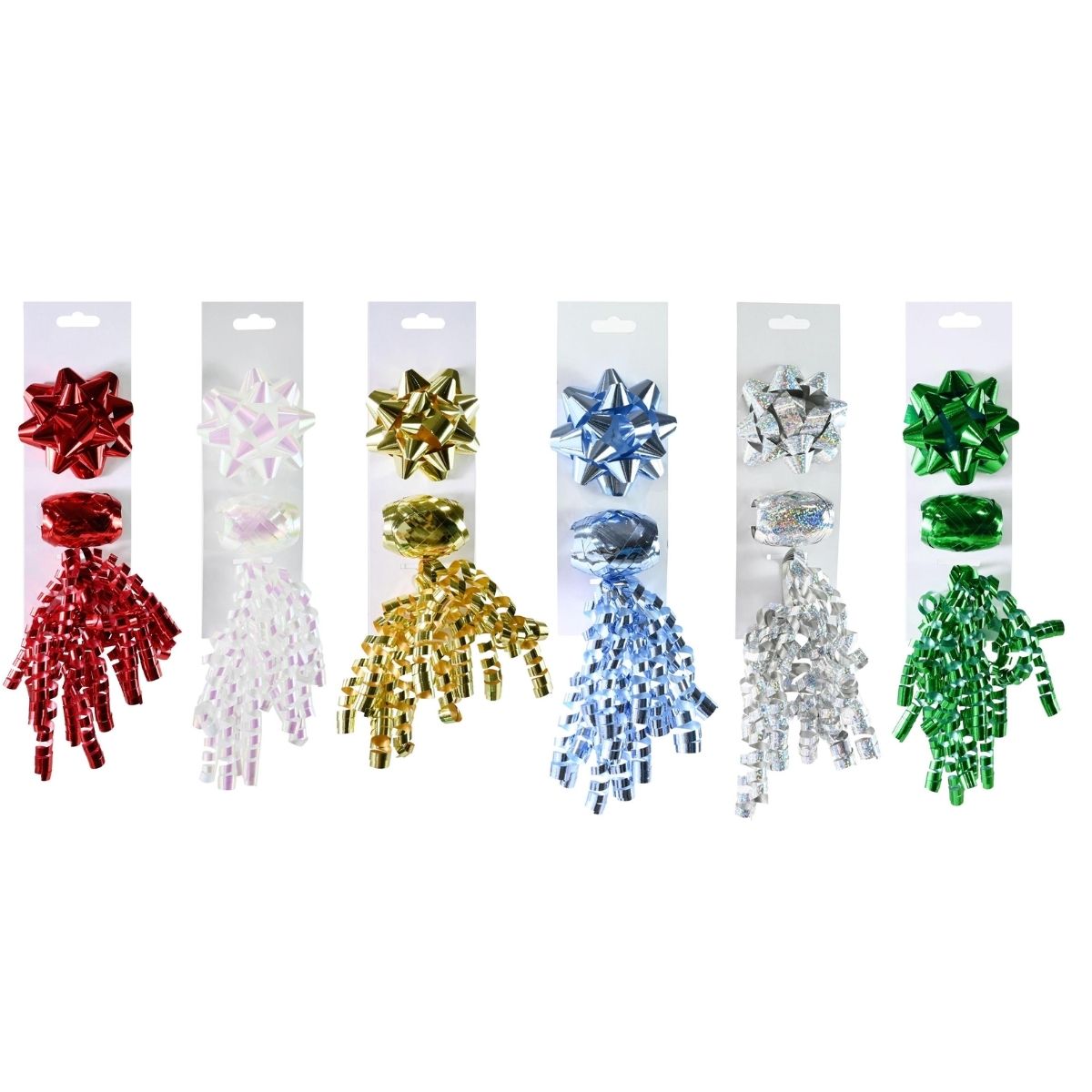 Christmas Metallic Gift Wrapping Set 3 Pack Mega Mix